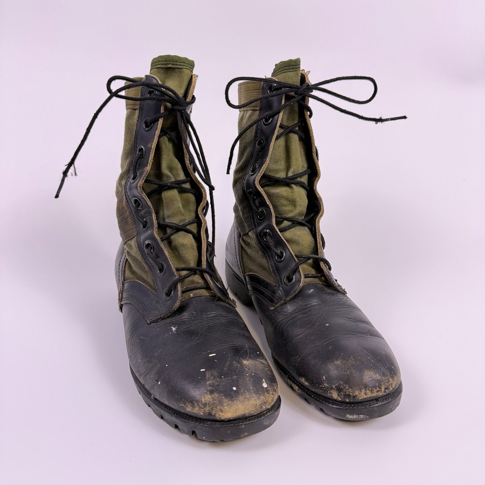 Vintage Ro-Search Boots 8R Spike Protective Combat Military Jungle Panama Sole